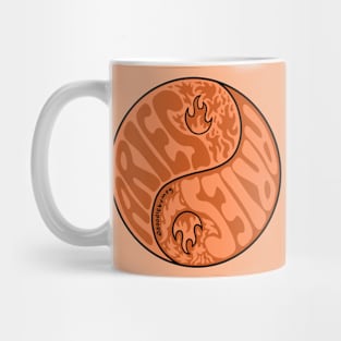 Aries Yin Yang Mug